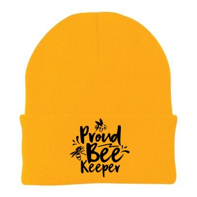 Proud Beekeeper Beekeeping Honeybee Bee Hobby Gift Knit Cap Winter Beanie