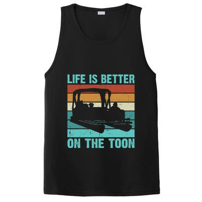 Pontoon Boat Boating Fathers Gift Life Is Better On The Toon PosiCharge Competitor Tank