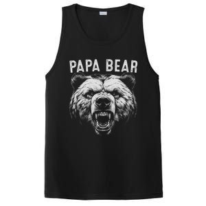 Papa Bear Best Idea Fathers Day Funny Bear Gifts PosiCharge Competitor Tank