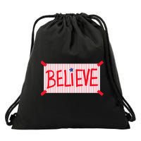 Philadelphia Baseball Believe Drawstring Bag