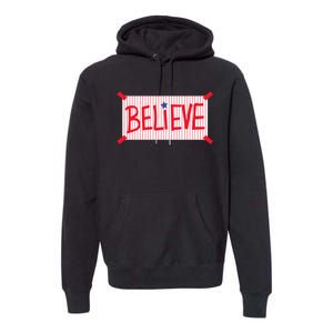 Philadelphia Baseball Believe Premium Hoodie