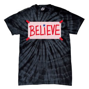 Philadelphia Baseball Believe Tie-Dye T-Shirt