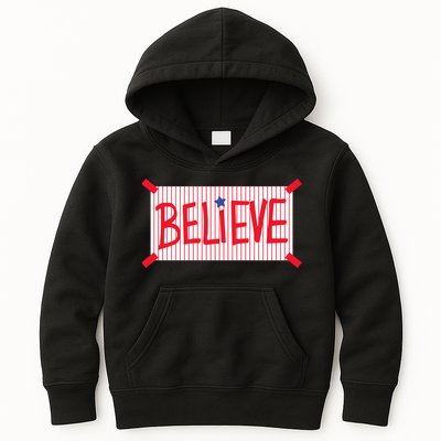 Philadelphia Baseball Believe Kids Hoodie
