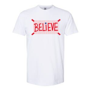 Philadelphia Baseball Believe Softstyle CVC T-Shirt