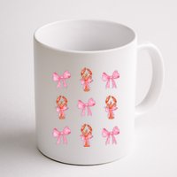 Pink Bow Cute Coquette Crawfish Y2k Clean Girl Aesthetic Coffee Mug