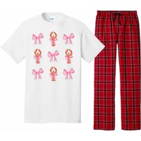 Pink Bow Cute Coquette Crawfish Y2k Clean Girl Aesthetic Pajama Set