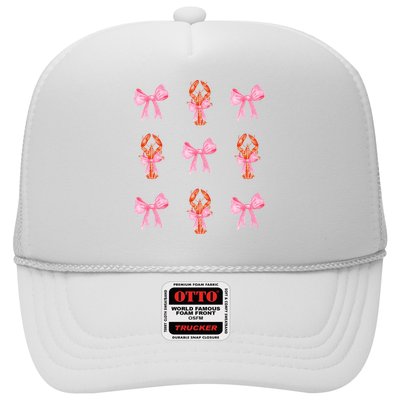 Pink Bow Cute Coquette Crawfish Y2k Clean Girl Aesthetic Trucker Hat