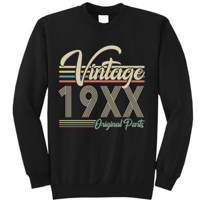 Personalize Birthday Custom Year Retro Vintage Sweatshirt