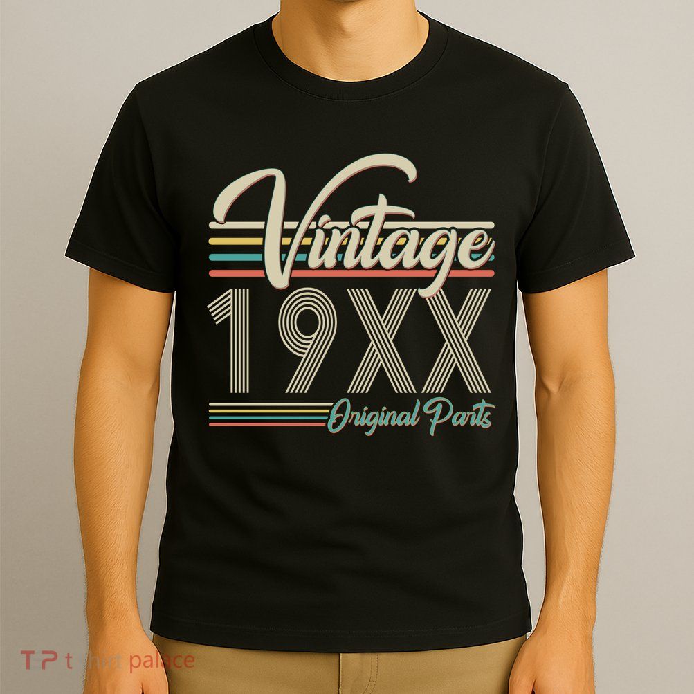 Personalize Birthday Custom Year Retro Vintage T-Shirt