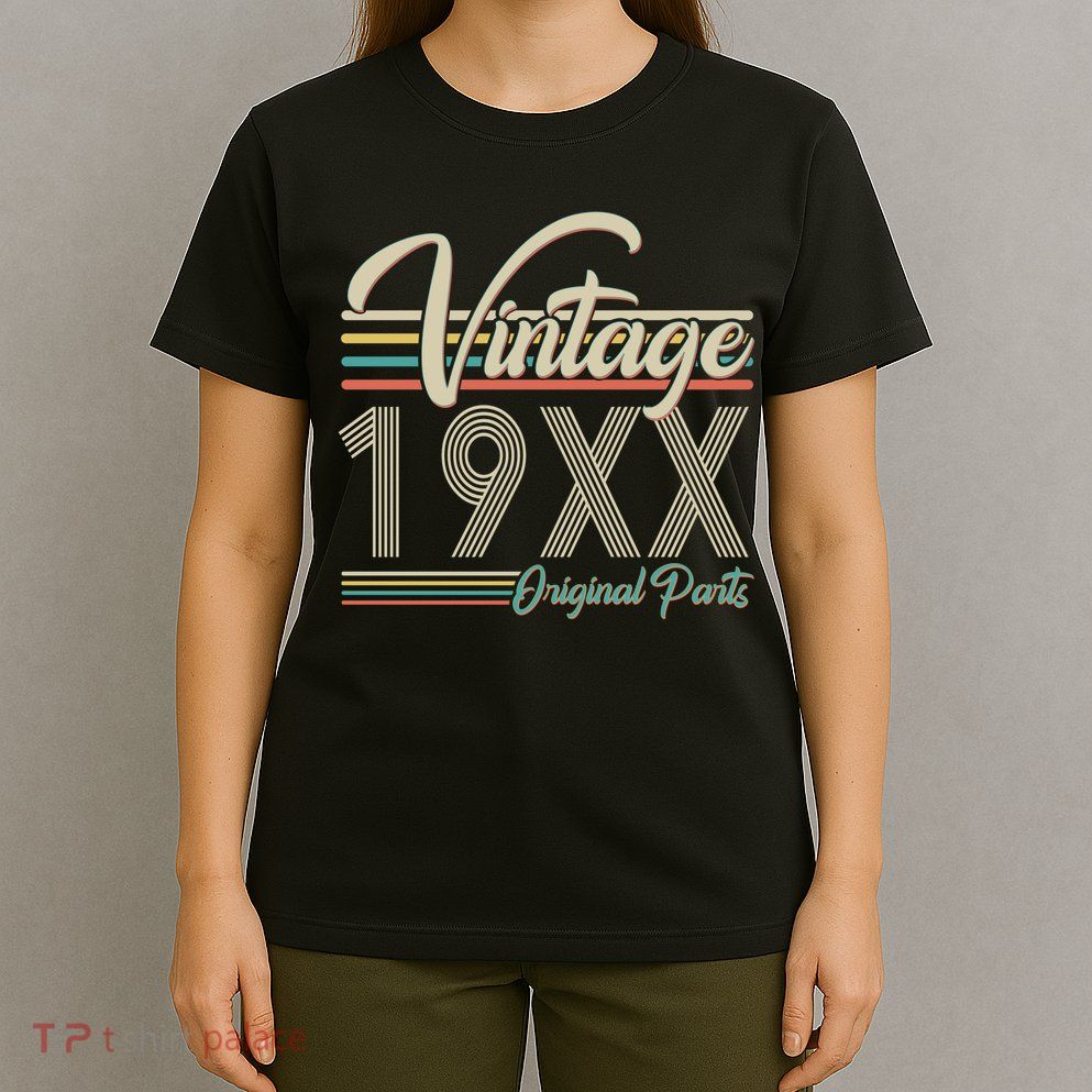 Personalize Birthday Custom Year Retro Vintage T-Shirt