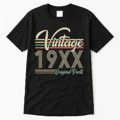 Personalize Birthday Custom Year Retro Vintage Tall T-Shirt