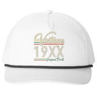 Personalize Birthday Custom Year Retro Vintage Snapback Five-Panel Rope Hat