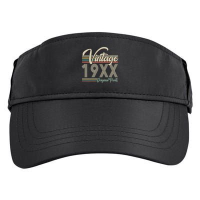 Personalize Birthday Custom Year Retro Vintage Adult Drive Performance Visor