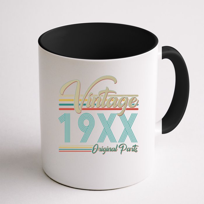 Personalize Birthday Custom Year Retro Vintage Mug