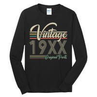 Personalize Birthday Custom Year Retro Vintage Tall Long Sleeve T-Shirt