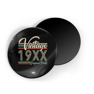 Personalize Birthday Custom Year Retro Vintage Magnet