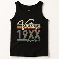 Personalize Birthday Custom Year Retro Vintage Tank Top