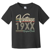 Personalize Birthday Custom Year Retro Vintage Toddler T-Shirt