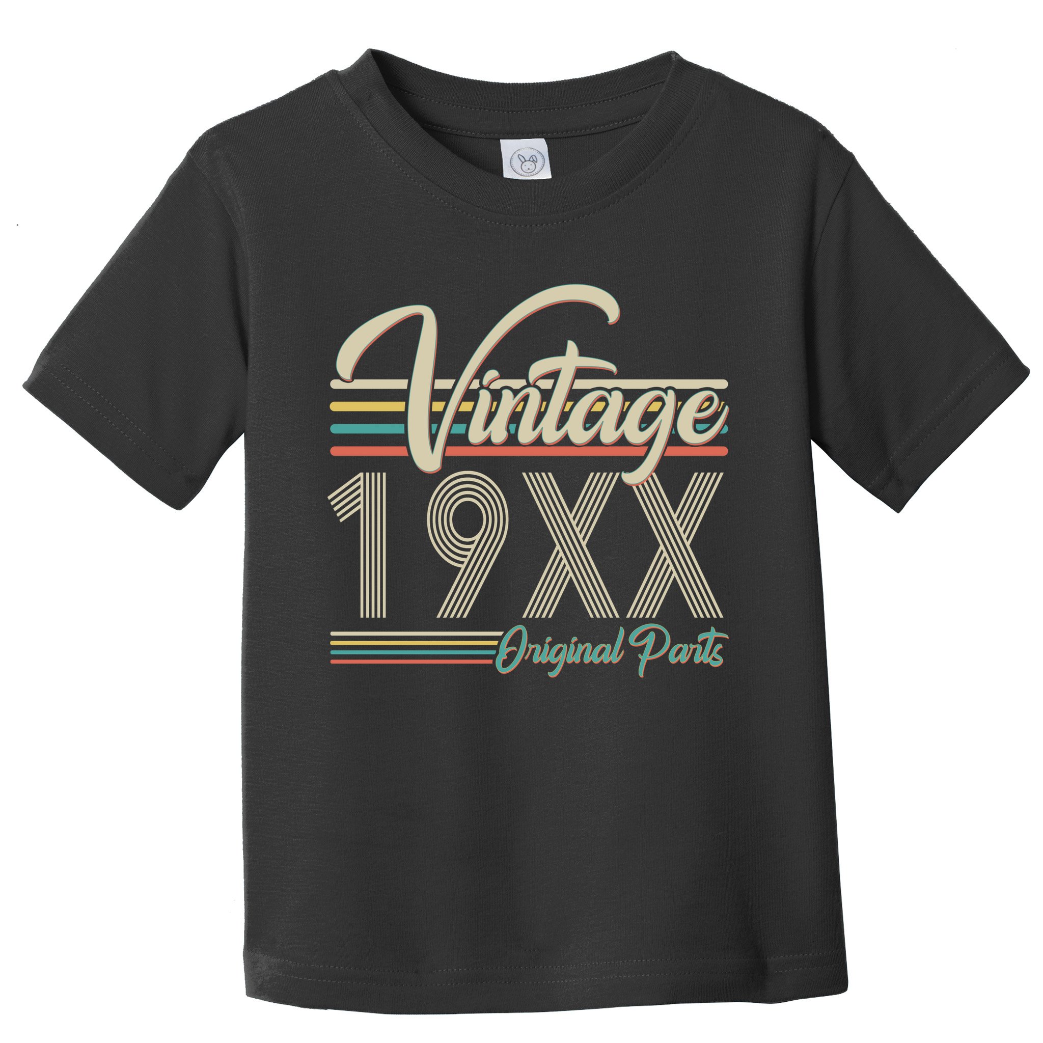 Personalize Birthday Custom Year Retro Vintage Toddler T-Shirt