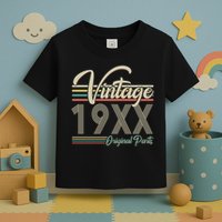 Personalize Birthday Custom Year Retro Vintage Toddler T-Shirt