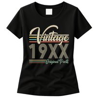 Personalize Birthday Custom Year Retro Vintage Womens T-Shirt