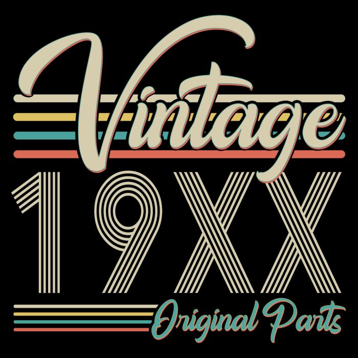 Personalize Birthday Custom Year Retro Vintage Womens T-Shirt