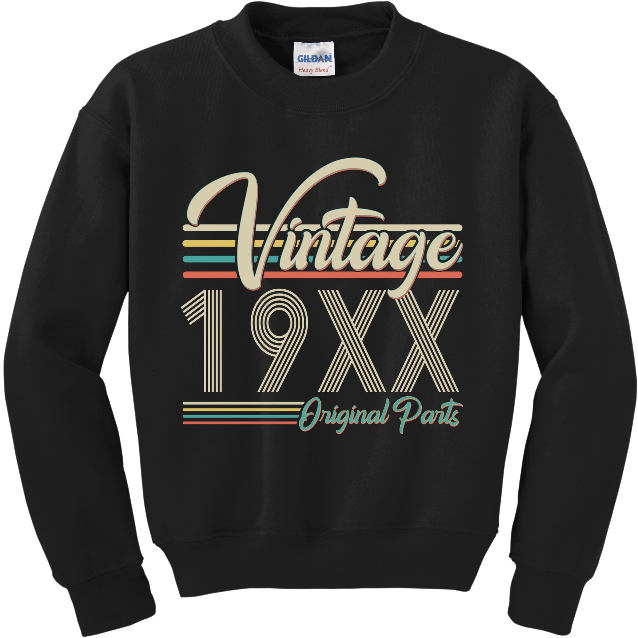 Personalize Birthday Custom Year Retro Vintage Kids Sweatshirt