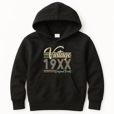 Personalize Birthday Custom Year Retro Vintage Kids Hoodie