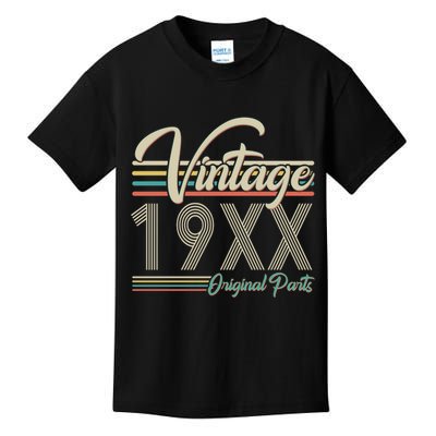 Personalize Birthday Custom Year Retro Vintage Kids T-Shirt