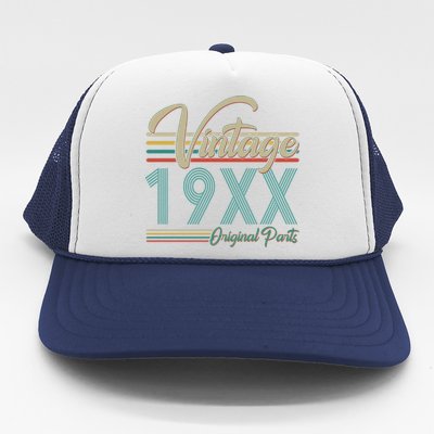 Personalize Birthday Custom Year Retro Vintage Trucker Hat