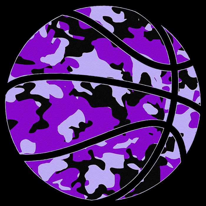 Purple Basketball Camo Purple Camouflage Basketball Toddler Hoodie