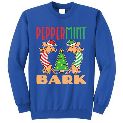 Peppermint Bark Christmas Doxie Dachshund Dog Pun Xmas Cute Gift Sweatshirt