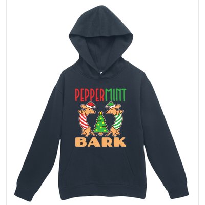 Peppermint Bark Christmas Doxie Dachshund Dog Pun Xmas Cute Gift Urban Pullover Hoodie