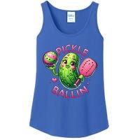 Pickle Ballin Cute Pickleball Pickleball Lovers Ladies Essential Tank