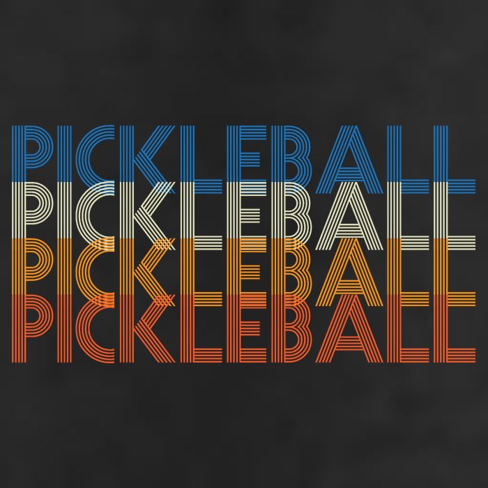 Pickle Ball Classic Retro Pickleball Adult Drive Performance Visor