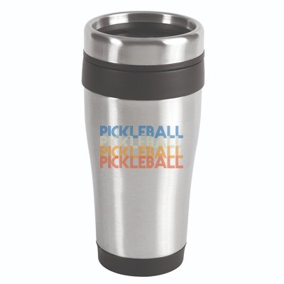 Pickle Ball Classic Retro Pickleball 16oz Travel Tumbler