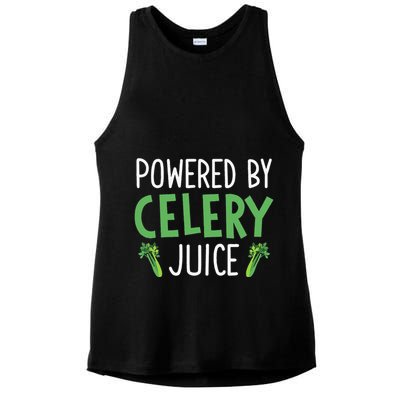 Powered By Celery Juice Ladies PosiCharge Tri-Blend Wicking Tank