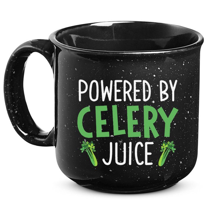 Powered By Celery Juice 15oz Campfire Ceramic Mug