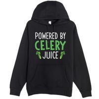 Powered By Celery Juice Premium Pullover Hoodie