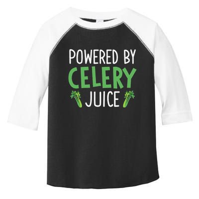 Powered By Celery Juice Toddler Fine Jersey T-Shirt