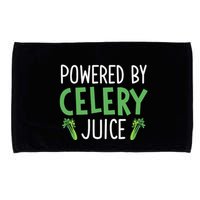 Powered By Celery Juice Microfiber Hand Towel