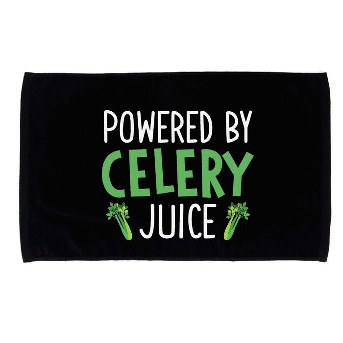 Powered By Celery Juice Microfiber Hand Towel