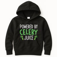 Powered By Celery Juice Kids Hoodie