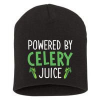 Powered By Celery Juice Short Acrylic Beanie