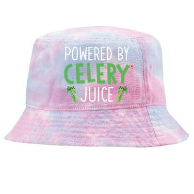 Powered By Celery Juice Tie-Dyed Bucket Hat