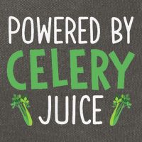 Powered By Celery Juice Cotton Canvas Backpack
