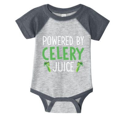 Powered By Celery Juice Infant Baby Jersey Bodysuit