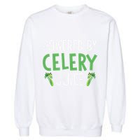 Powered By Celery Juice Garment-Dyed Sweatshirt