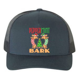 Peppermint Bark Christmas Doxie Dachshund Dog Pun Xmas Gift Yupoong Adult 5-Panel Trucker Hat