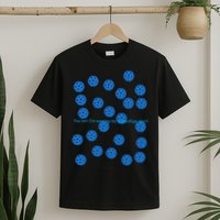 Pickleball Blue Camouflage Shirt T-Shirt